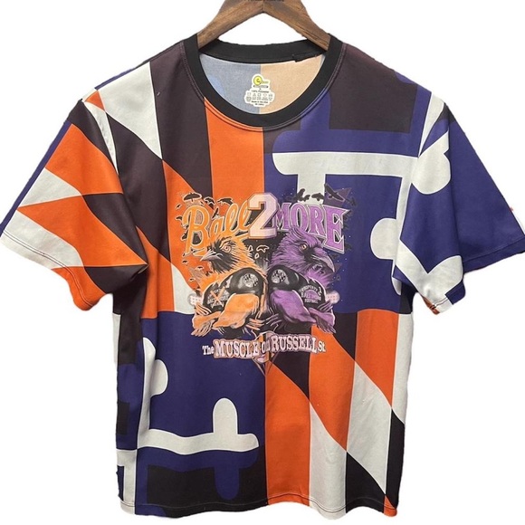 Half ravens half orioles jersey Clearance